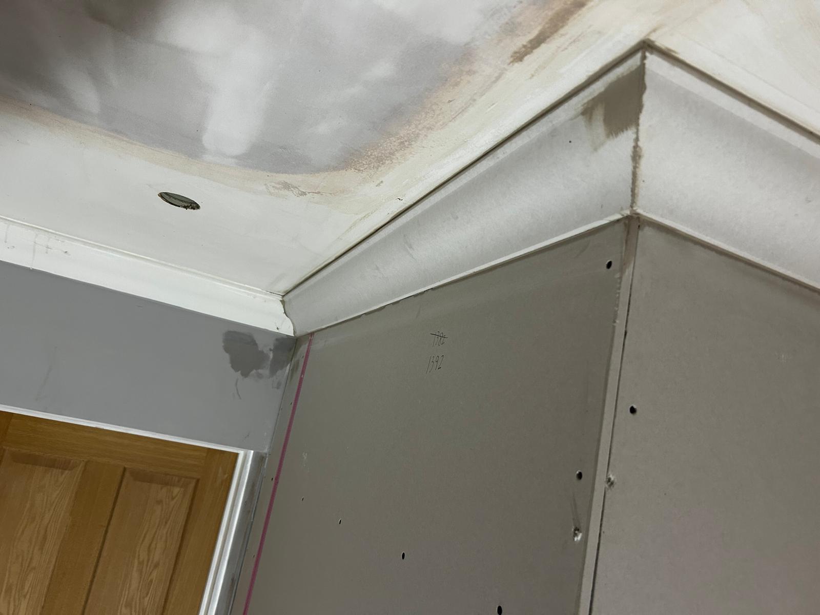 Plasterboard dry-lining